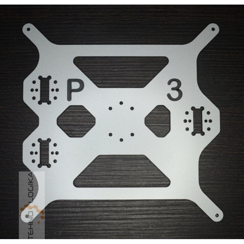 Prusa i3 Y-Schlittenplatte aus Aluminium-Verbundmaterial für altes Modell