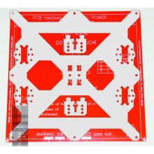 Aluminium composite for old Prusa Graber i3 upgrade Heated Bed Support Y carriage Plate