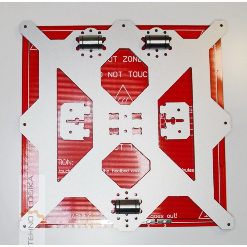 Aluminium composite for old Prusa Graber i3 upgrade Heated Bed Support Y carriage Plate