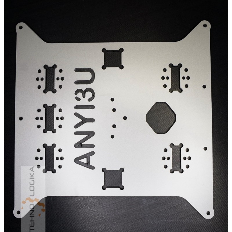 Anycubic i3 Mega Aluminium Verbundwerkstoff Heated Bed Support, upgrade Y carriage Plate