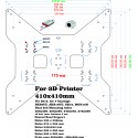Universal Aluminiumverbundwerkstoff Heizbettträger, Y-Wagenplatte 410x410mm