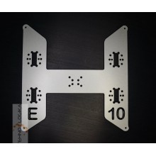 Anet E10 Aluminium-Komposit-Heizbettauflage, Upgrade Y-Wagenplatte