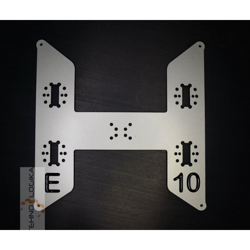 Anet E10 Aluminium-Komposit-Heizbettauflage, Upgrade Y-Wagenplatte