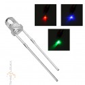 RGB LED Diodes Slow Flash Rainbow MultiColor Red Green Blue 5mm